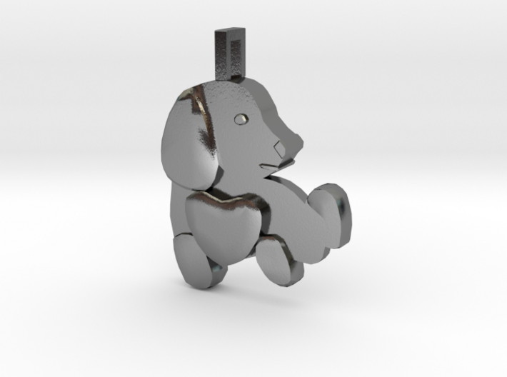Dog with a big heart 3d printed