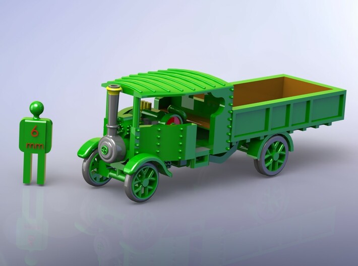 Foden Steam Lorry 1916 1/285 3d printed