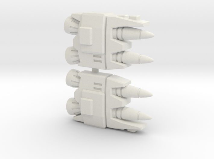 Overkill Missile Launchers (3mm, 5mm) 3d printed