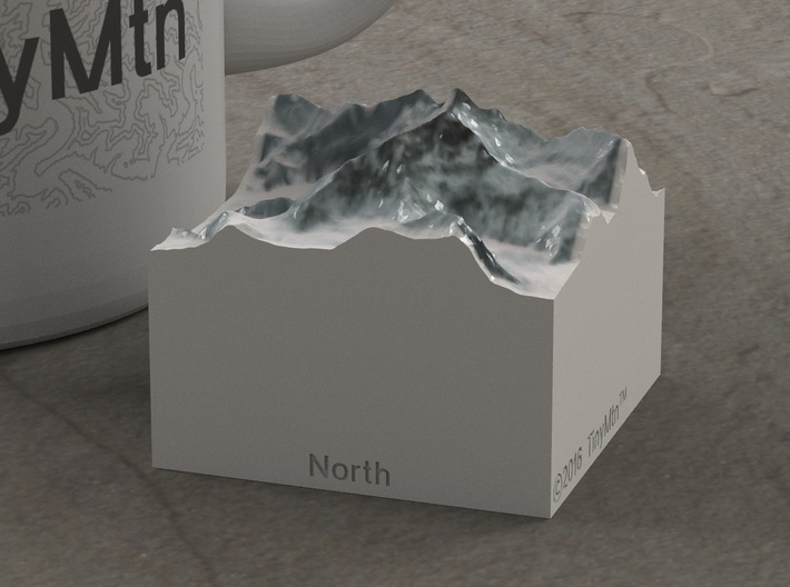 Mt. Everest, China/Nepal, 1:250000 Explorer 3d printed 
