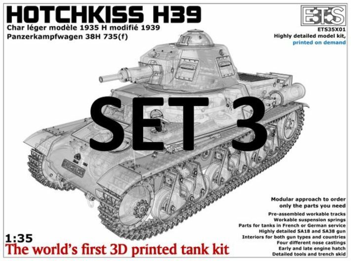 ETS35X01 Hotchkiss H39 - Set 3 - Tracks 3d printed Boxart