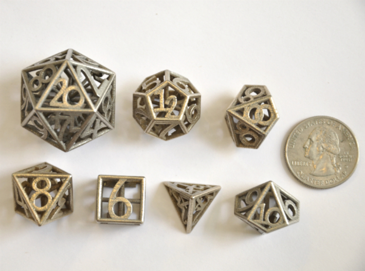 Numbers Only Set (with D00) - Balanced 3d printed 