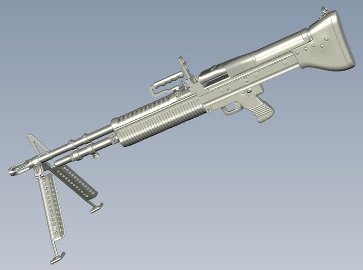 1/20 scale Saco Defense M-60 machinegun x 1 3d printed 