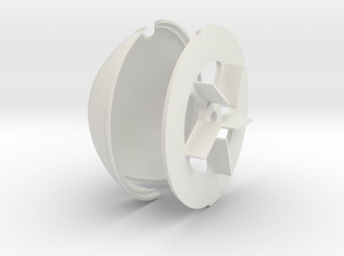 Albatros DVA Spinner - 4.5in diameter 3d printed