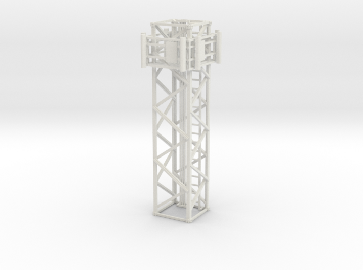 Light Tower Middle Cell Site 1-87 HO Scale 3d printed