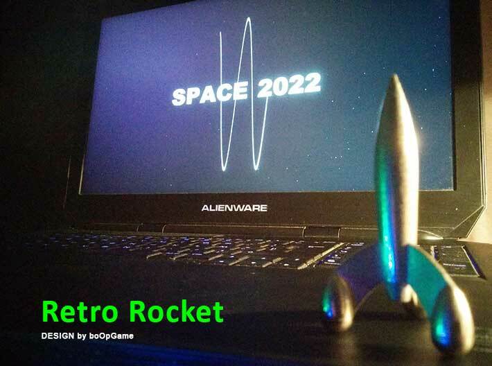 SPACE:2022 Retro Rocket 3d printed SPACE:2022 Retro Rocket