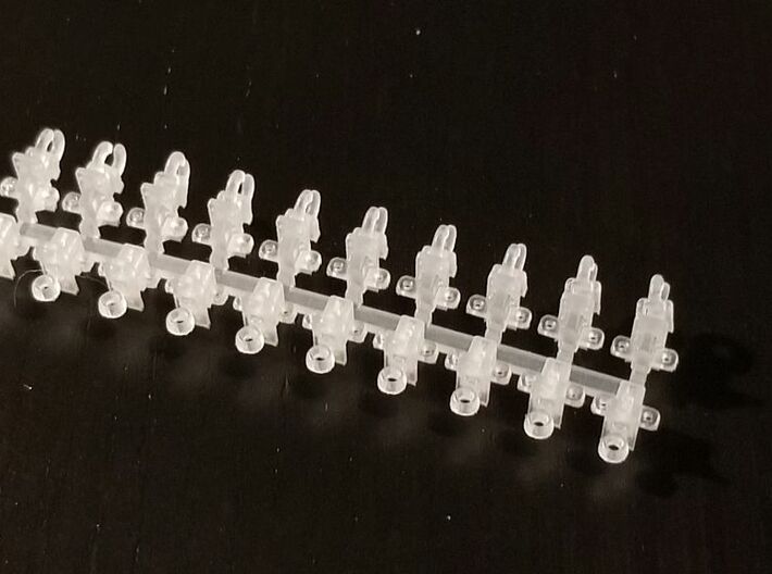 Pintle Hitch V2 & Trailer Hitch 10 Pack 1-87 HO Sc 3d printed 