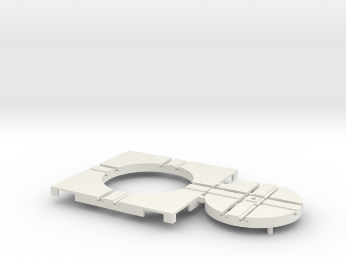 T-65-wagon-turntable-36d-75-corners-flat-1a 3d printed