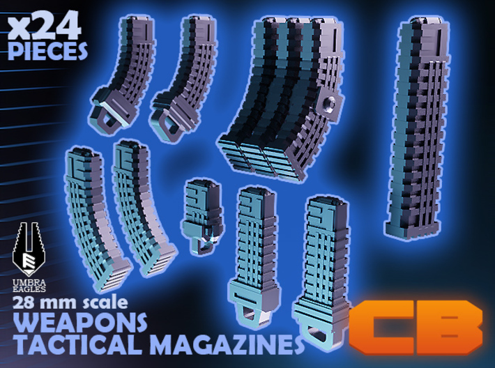 CB Umbra Eagles Tactical Magazines S* 28mm 3d printed Render