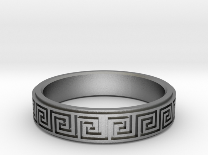 Greek Fieze Pattern Ring 20mm 3d printed