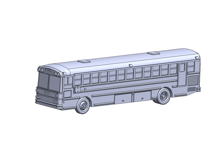 Thomas140H school bus 3d printed 