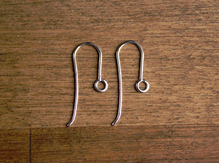 Earring Hooks 3d printed