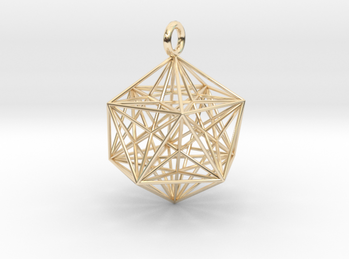 Icosahedron Dodecahedron Nest - 32mm 3d printed