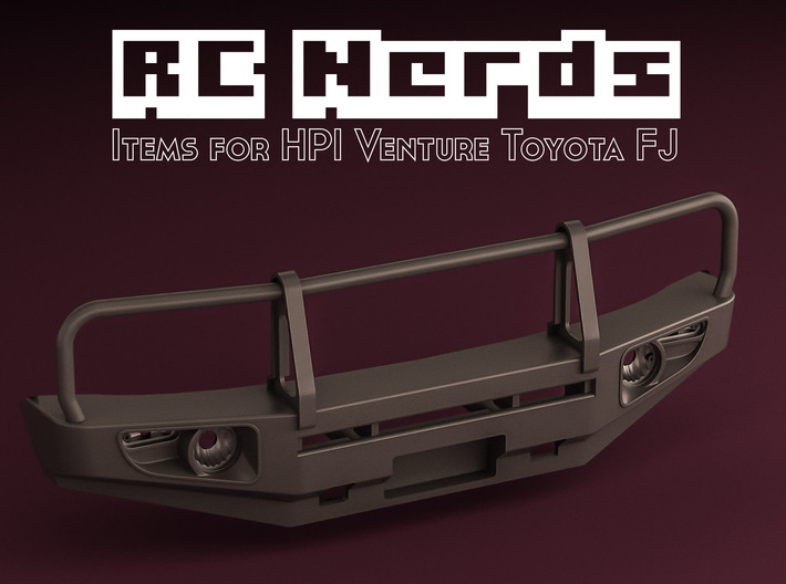 RCN192 ARB style bumper for HPI Venture FJ 3d printed