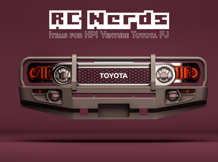 RCN192 ARB style bumper for HPI Venture FJ 3d printed 