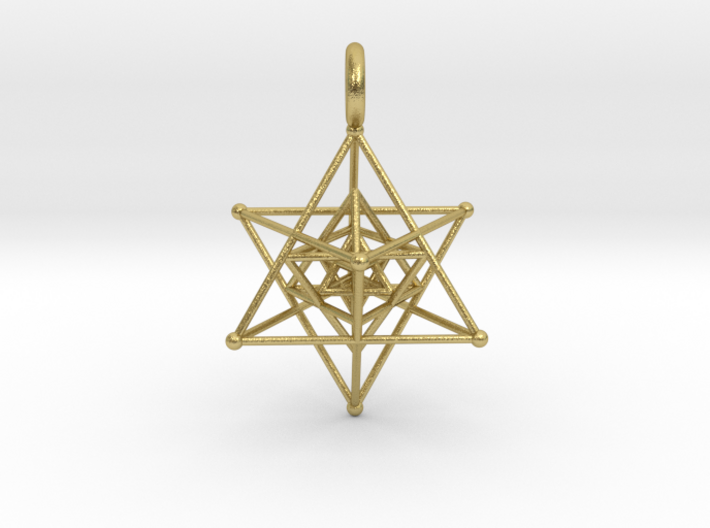 Tripple Star Tetrahedron 27mm 3d printed