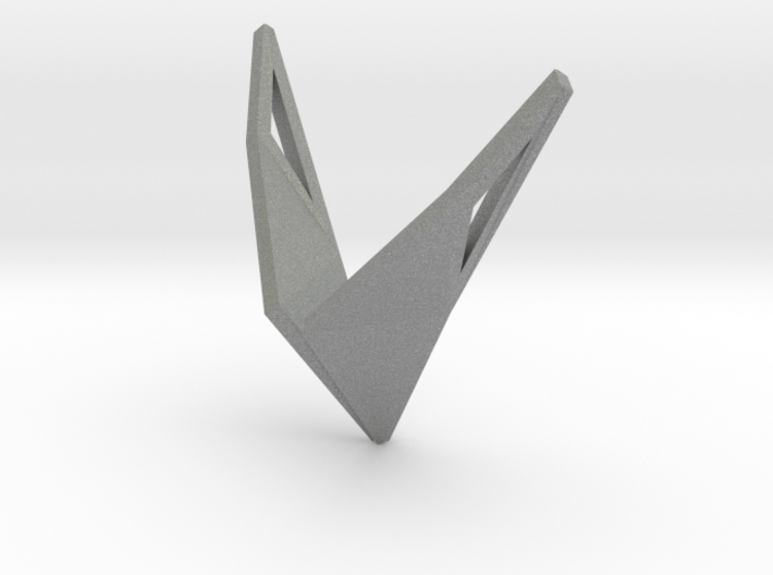 sWINGS Origami, Pendant. Sharp Elegance 3d printed