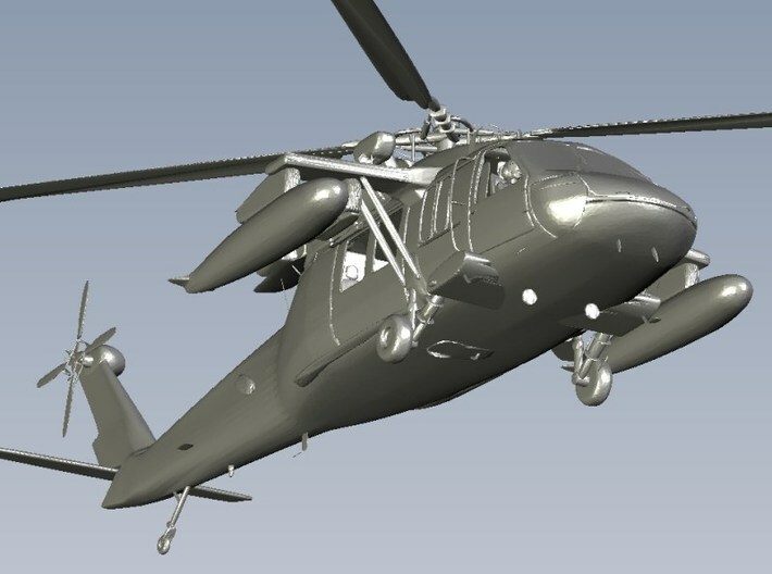 1/200 scale Sikorsky UH-60 Black Hawk x 8 3d printed 