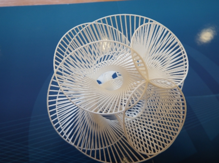 Spherical Roller Coaster 3d printed 