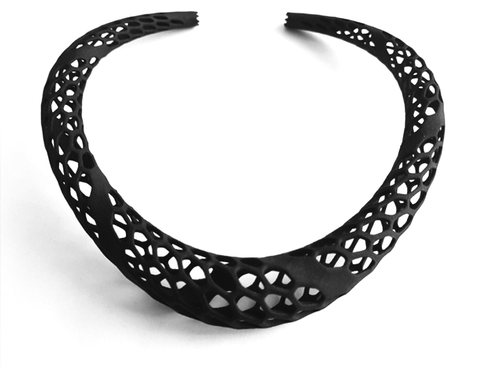 D-Strutura Choker, Medium Size. Strong, Bold, Exce 3d printed 
