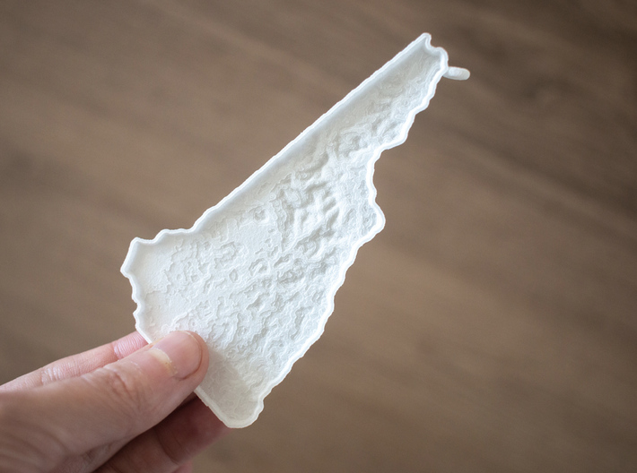 New Hampshire Christmas Ornament 3d printed 