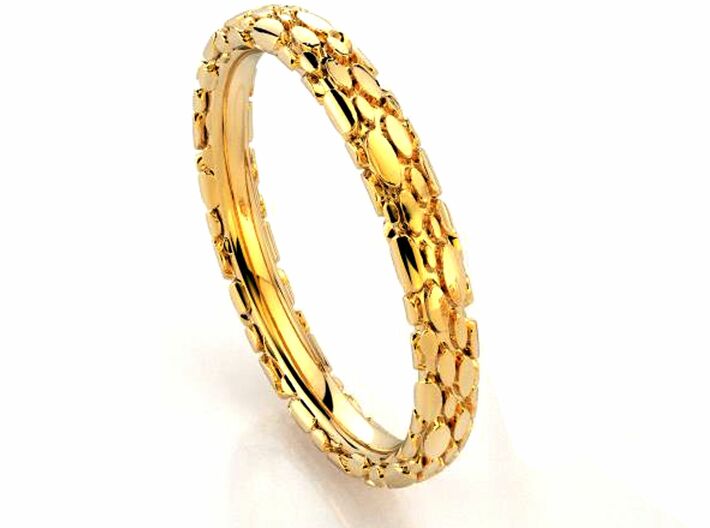 Wedding Ring Snake 3 mm 3d printed skin ring