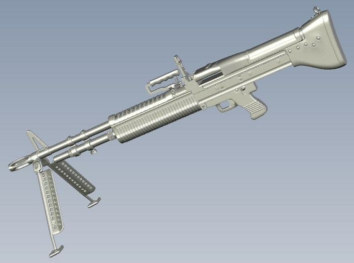 1/24 scale Saco Defense M-60 machineguns x 6 3d printed 