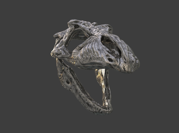 TRexSkull Pendant 3d printed Presentation render