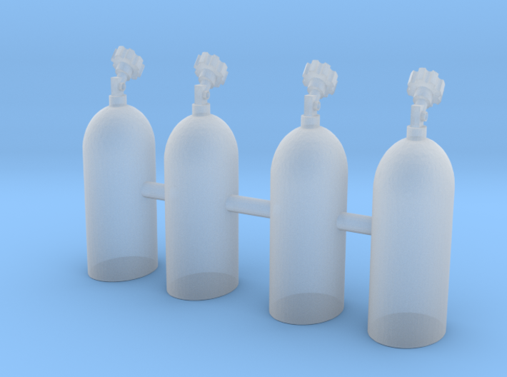 Set of 32 - NOS Bottles upright two sizes 3d printed