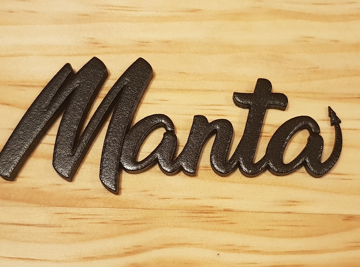 Manta Buggy Badge 3d printed 