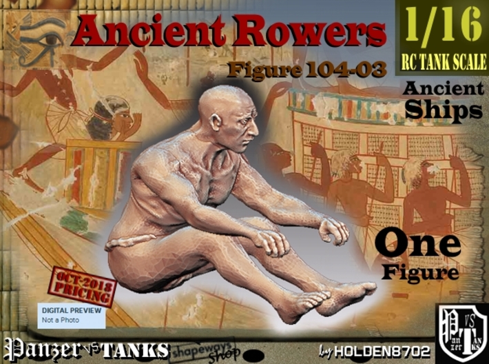 1/16 Ancient Rower fig104-03 3d printed