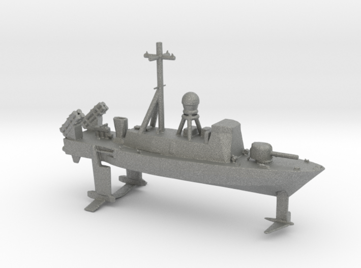 1/1250 Scale USS Pegasus Hydrofoil 3d printed