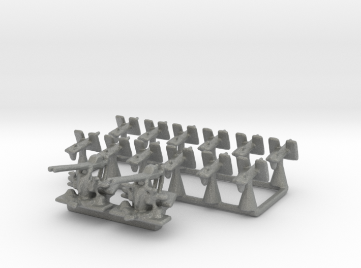 1/300 Scale Lindberg U.S.S. DeLong AA Guns 3d printed