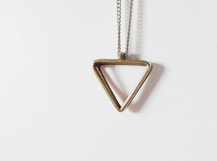 2Triangles Pendant 3d printed 