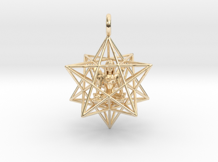 Angelstar Stellated Dodecahedron 30mm 3d printed