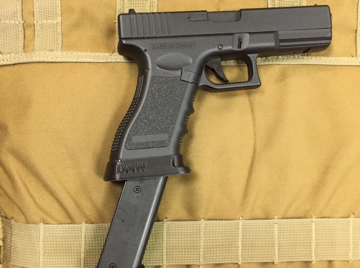 Glock AEP airsoft pistol magwell 3d printed 