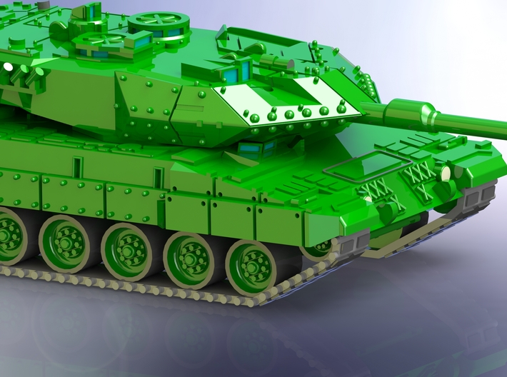German Leopard 2 A7 MBT 1/144 3d printed 