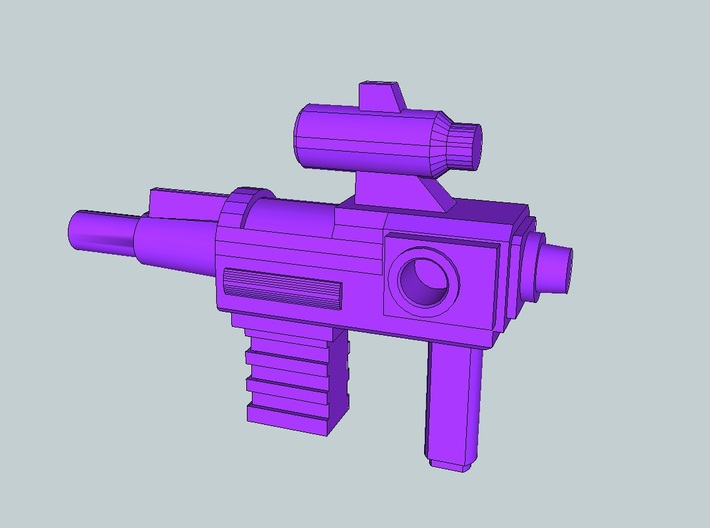 Constructo Blaster, 5mm Handle, 4mm ports 3d printed 