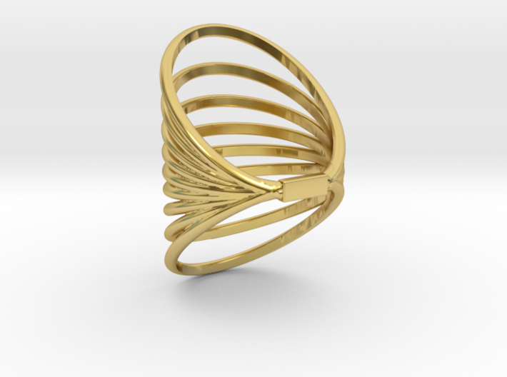RING MAGNETIC FIELD SIZE 6 3d printed