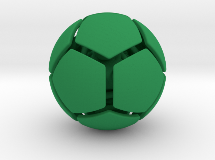 bouncing cat toy ball smooth size S 3d printed