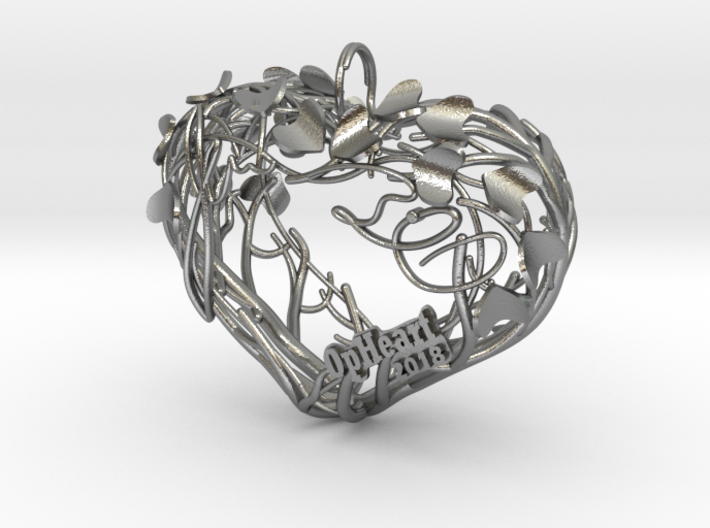 Heart Branches - Ornament 3d printed