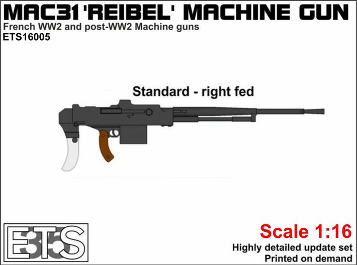ETS16005 - MAC-31 'Reibel' machine gun (standard) 3d printed
