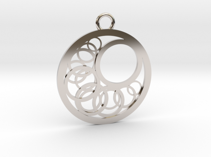 Geometrical pendant no.16 3d printed