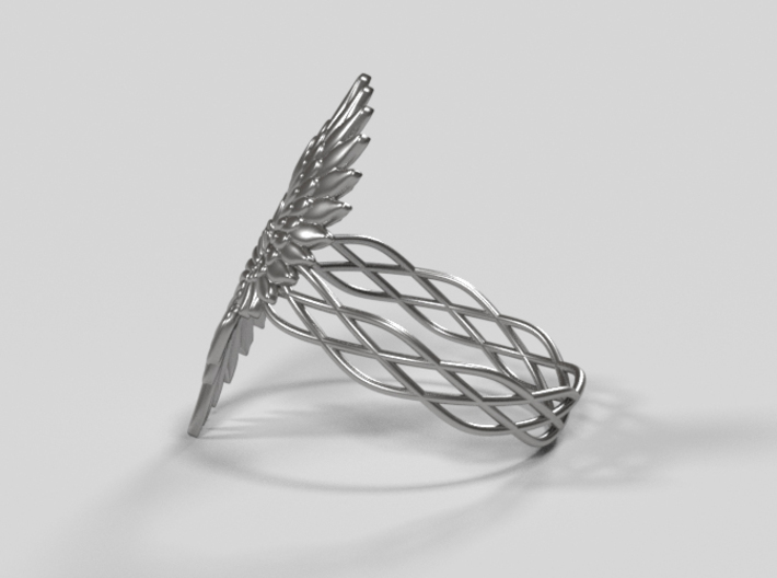 Angel Wings Ring 3d printed 