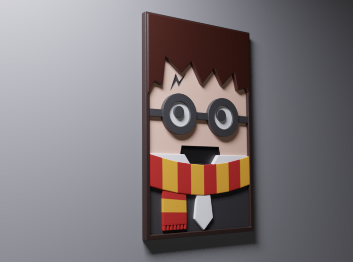 Harry 3D Portrait 3d printed 
