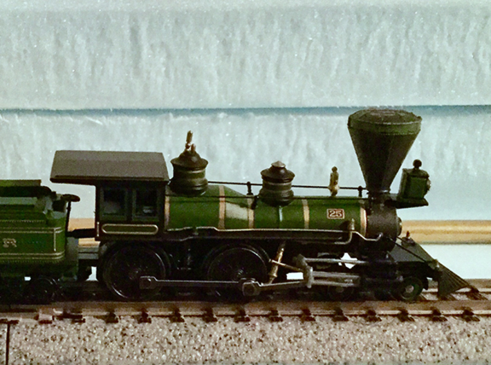 N-Scale Locomotive 'Bonnet' Stack (Single) 3d printed An accurate stack makes all the difference on this model of the B&amp;O William Mason.