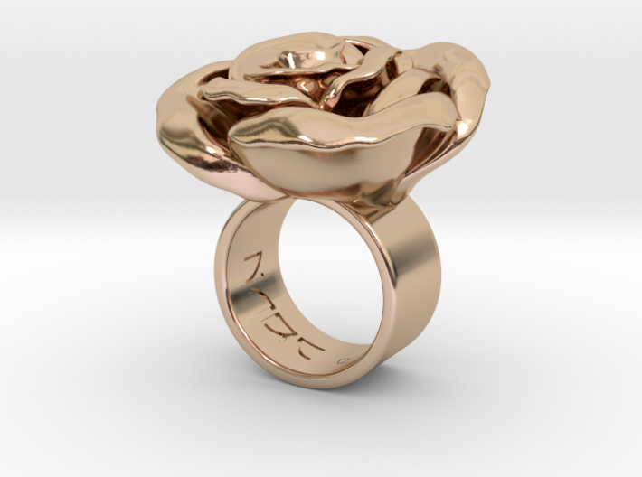 Rosa _Ring_S 3d printed