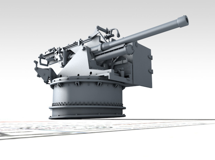 1/48 6-pdr (57mm)/7cwt QF MKIIA Fore (MTB) 3d printed 3D render showing product detail