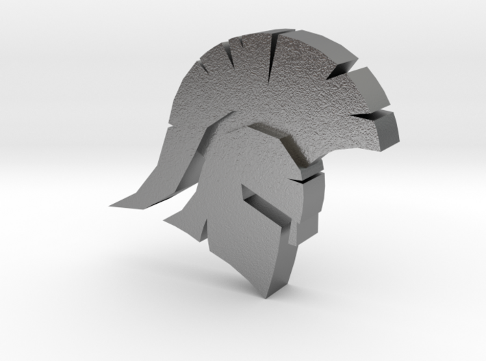 Spartan Head Charm 3d printed