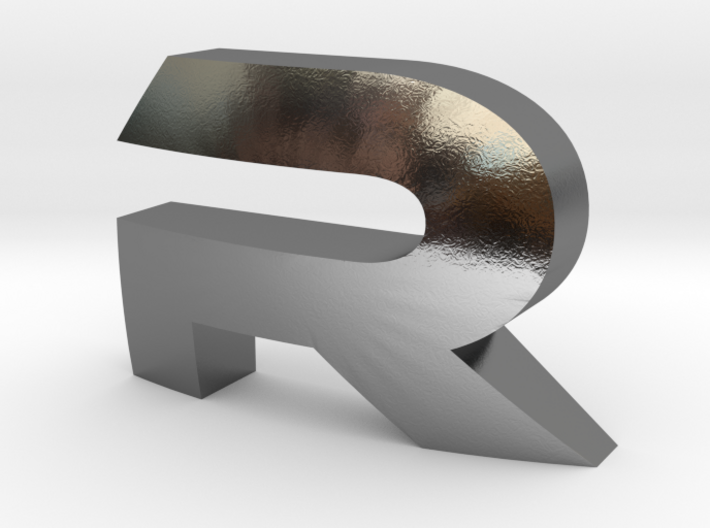 Letter-Ecocentric-R 3d printed